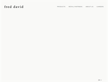 Tablet Screenshot of freddavid.com